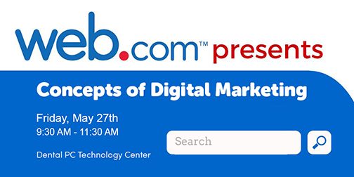 Join Us as Web.com Presents: Concepts of Digital Marketing